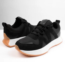 Womens Flat Trainers Lace Up