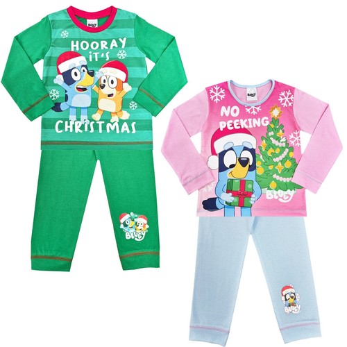 Bluey christmas kids pyjamas - bluey,