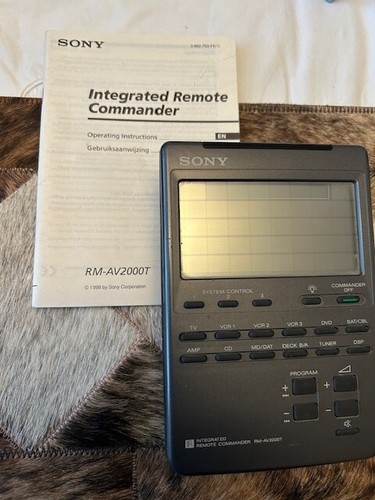 Sony integrated remote - integrated,