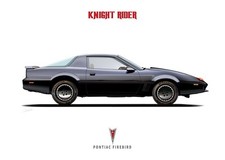 Digital Art Print Knight Rider