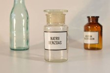 Vintage small apothecary jar