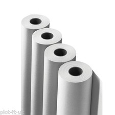4 Rolls 90gsm Plotter Paper 24" A1 610mm x 50MT for HP Designjet Canon iPF EPSON