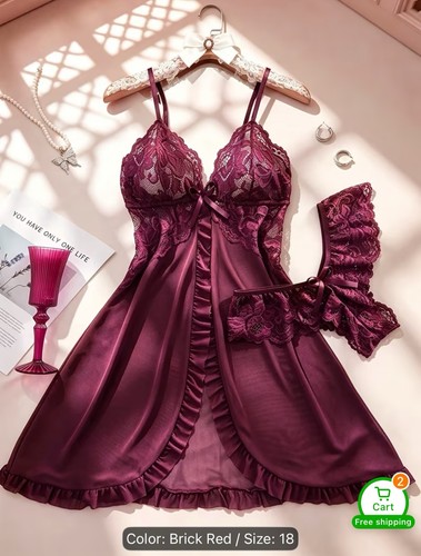 Sexy wine red lace - wine,