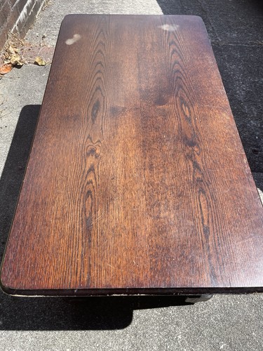Oak coffee table stained - ,