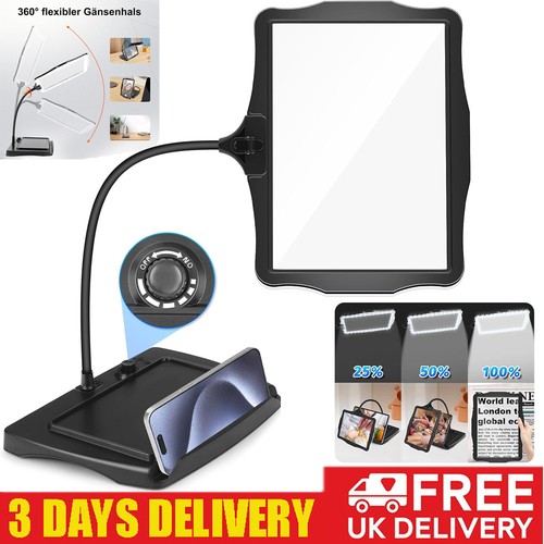 10x magnifying glass with - with, led