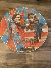 Springbok Vintage Round Jigsaw Puzzle. American Civil War. 500 Pieces