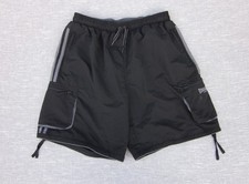 Lonsdale Cargo Mesh Lined Shorts Mens 3XL Black Board Swim Trunks Beach Summer