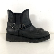 Ugg Glen Black Leather Low