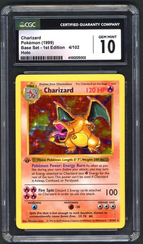 Pokemon card cgc 1st - 1st, edition