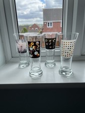 Set Of 4 Becks Beer Glasses