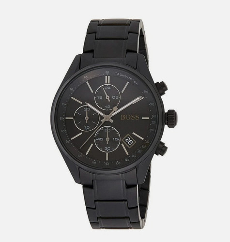 Boss men black chronograph - men's,