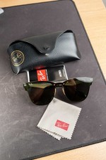 Ray-Ban Blaze Clubmaster Black & Gold G-15 Lens RB3576N 043/71 Designer Used