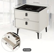 LED Bedside Table Wireless USB