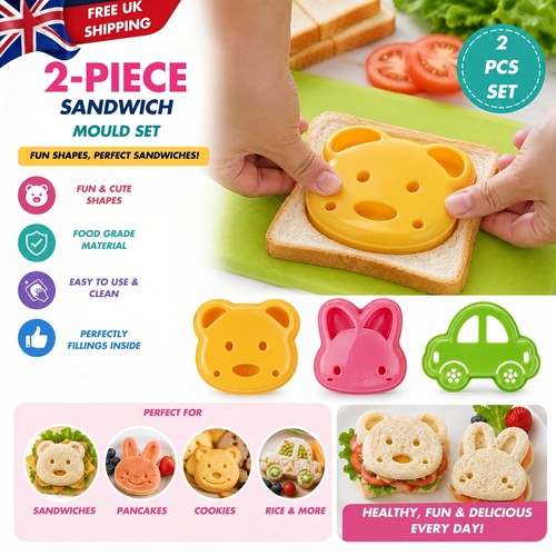 Bear rabbit sandwich cutter - bear,