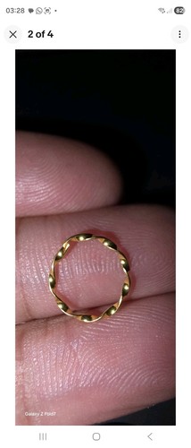 21ct real gold nose - real,