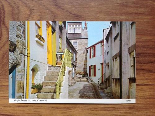 Vintage postcard virgin street - vintage,