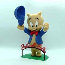 Looney Tunes Porky Pig Figure Figurine 22cm