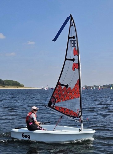 Laser bug sailing dinghy boat - bug,