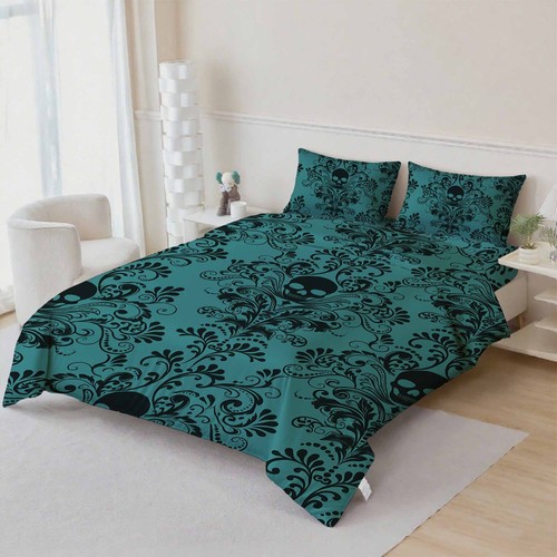 Skull theme pattern quilt - skull,