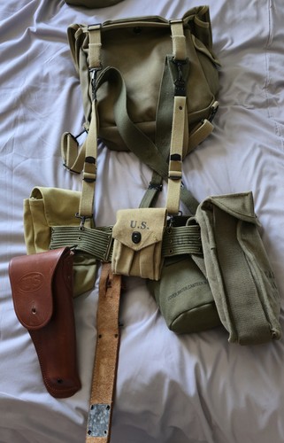 Ww2 american webbing - ww2,