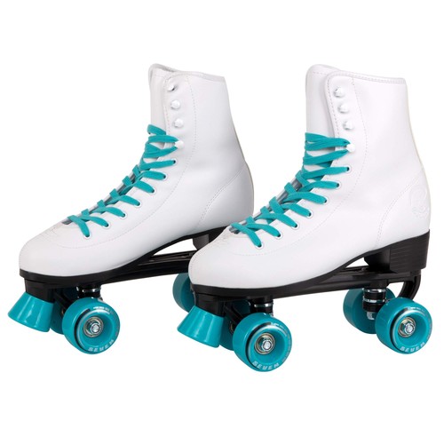 Teal roller skates - teal, wheels