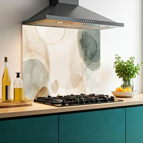 Printed glass kitchen - printed,