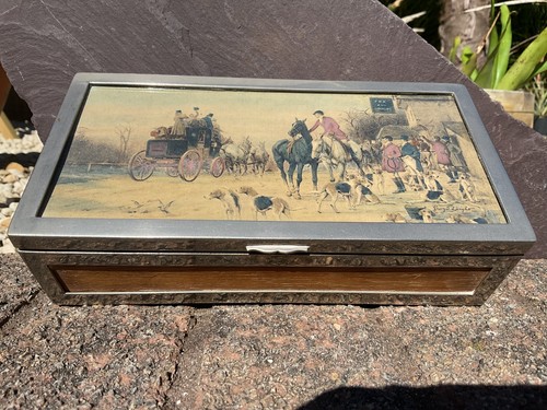 Antique vintage horse dog fox - dog,