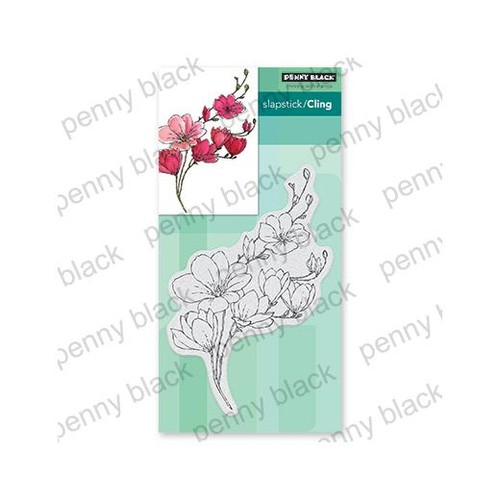 Penny black cling rubber - cling,