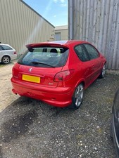 PEUGEOT 206 GTI Rear Bumper - Aden Red KKN - BREAKING COMPLETE CAR 30k Miles.