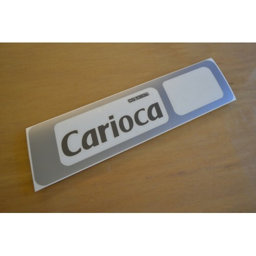 Motorhome nameplate sticker - motorhome,