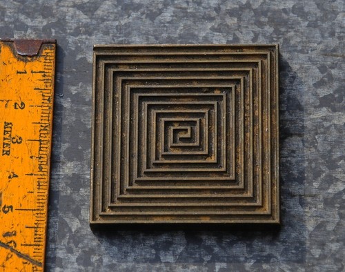 Brass ornament bookbinding art - bookbinding,