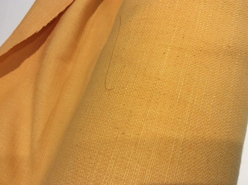 Yellow linen mix w145cms - linen,