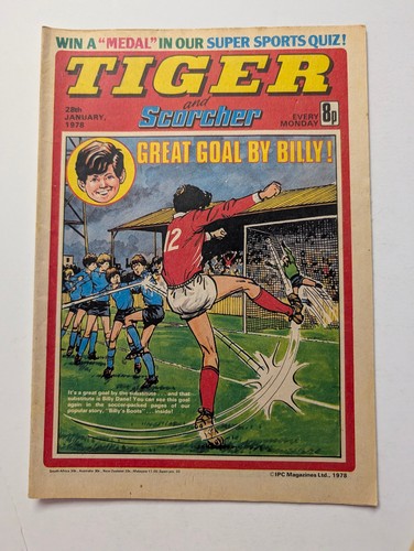 Tiger and scorcher comic - scorcher,