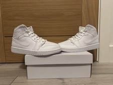 Jordan 1 mid triple white