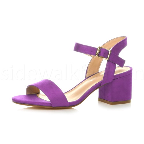 Womens ladies low mid - , block