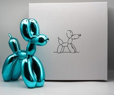 Limited Balloon Dog Resin Light Blue -Jeff Koons(After) Editions Studio, Kitsch