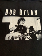 BOB DYLAN NEW BLACK T-SHIRT