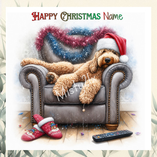 Personalised dog greeting card - personalised,
