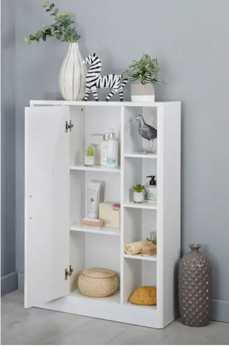 Next sleek white bathroom - ,
