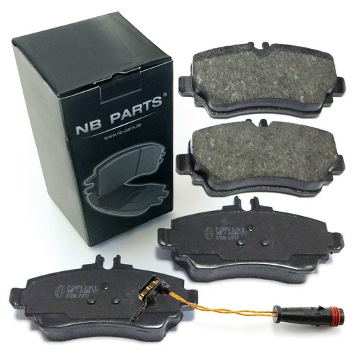 Front brake pads warning - front,