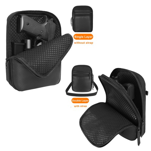 Tactical concealed gun pouch - concealed,