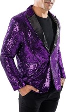 SEQUIN SMOKING ROBE TUXEDO