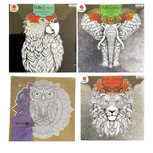 Deco time glitter colouring - deco,