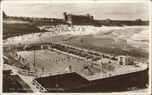 Vintage tynemouth swimming - vintage,