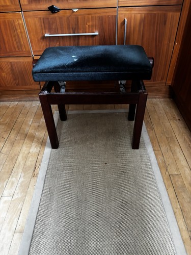 Wooden adjustable height piano - wooden,