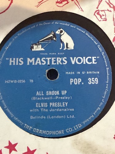 Elvis presley all shook hmv - all,