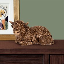 HIGHLAND COW & CALF LYING