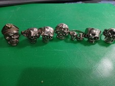 Stainless Steel Skull Rings Gothic BIKER Punk Ring Diameter Approx 2 Cm