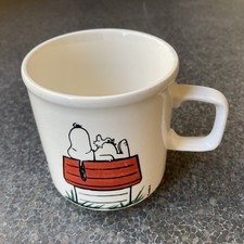 Vintage 60s Peanuts Snoopy I Love My Home Tea/Coffee Cup Mug 1960s