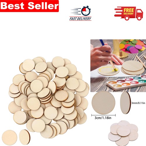 Creative 100 pcs round - creative, wood